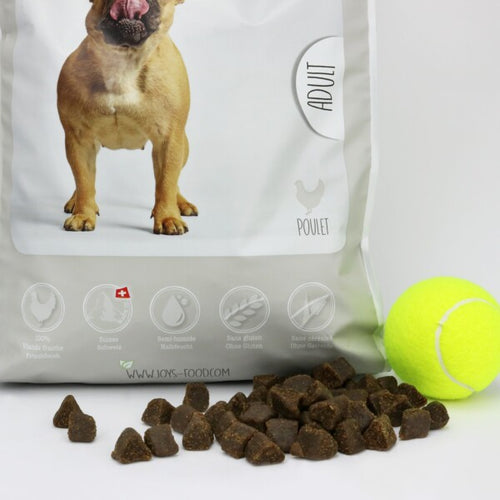 Croquettes Semi-Humides pour Chien Adulte – Poulet Frais Suisse