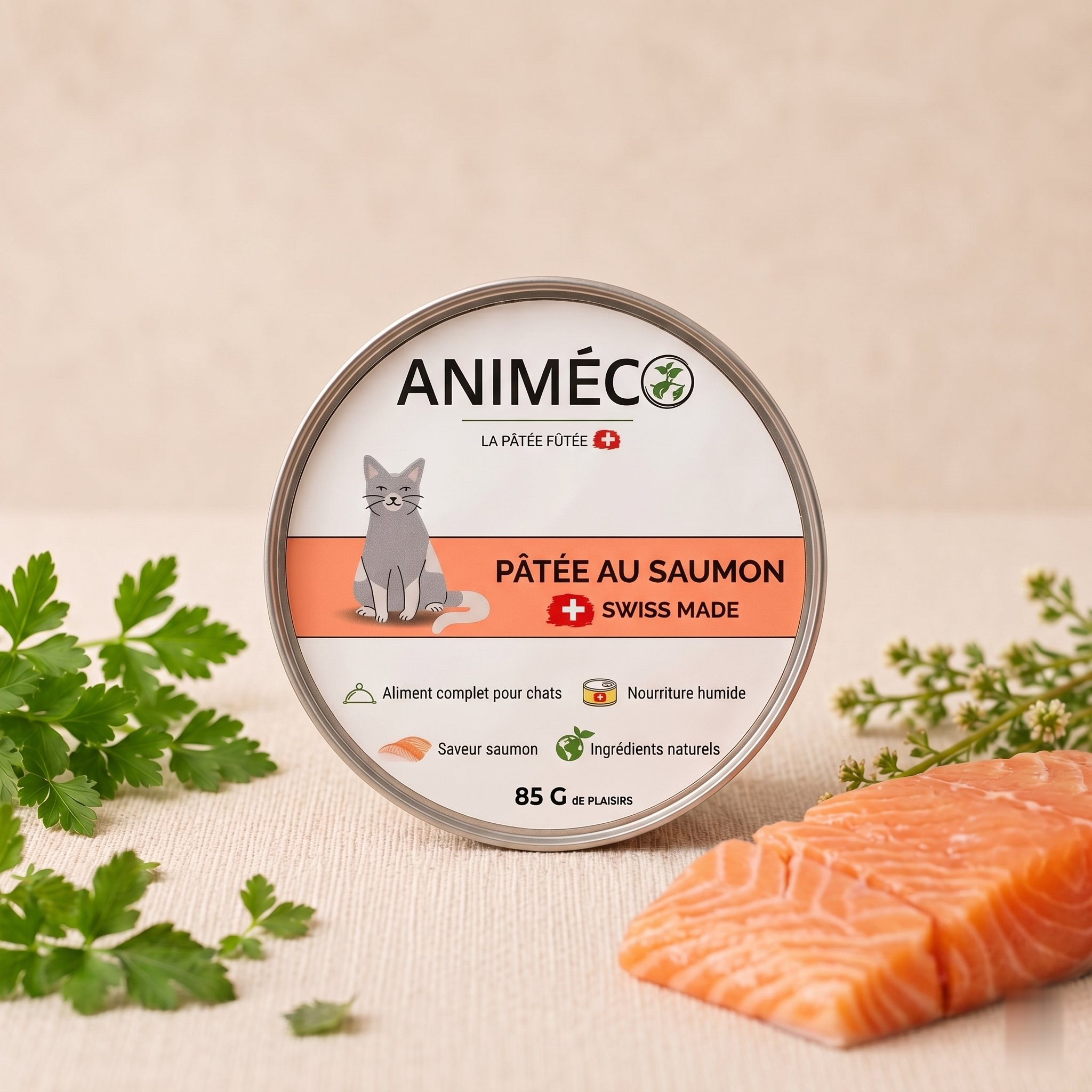 Pâtée Gourmet pour Chat 100% Suisse – 3 Saveurs au choix (85g)
