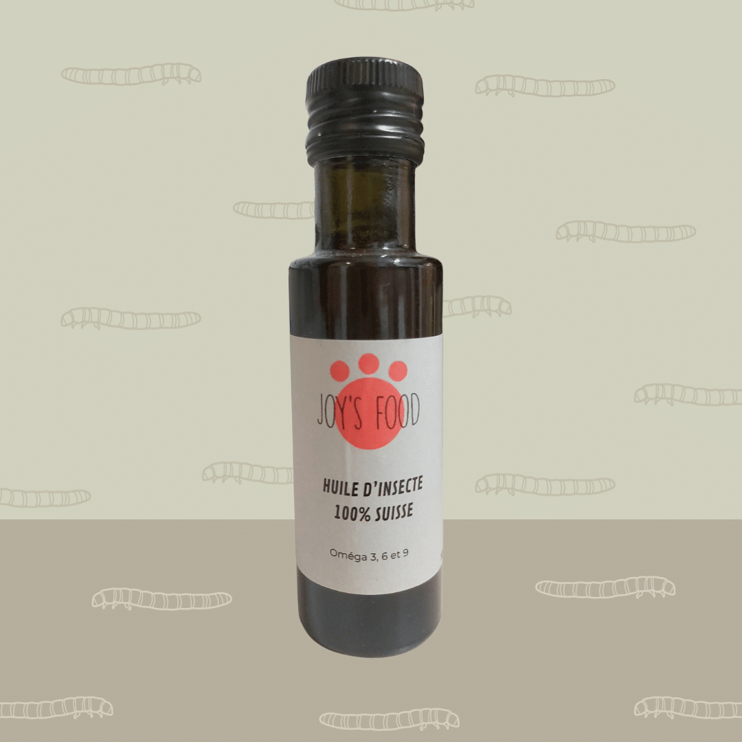 Complément Alimentaire pour Chien et Chat – Huile d'Insectes 100% Suisse