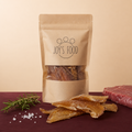 Friandises pour chien – Tendons de Bœuf Joy's Food, séchés naturellement, sachet kraft avec fenêtre, MonAnimalGourmet.ch