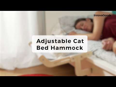 Hamac Suspendu pour Chat InnovaGoods – Bois et Métal