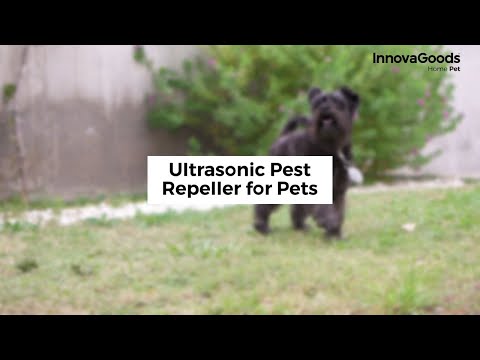 Répulsif Anti-nuisible à Ultrasons Rechargeables pour les Animaux de Compagnie PetRep InnovaGoods